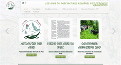 Desktop Screenshot of amis-pnr-ariege.org